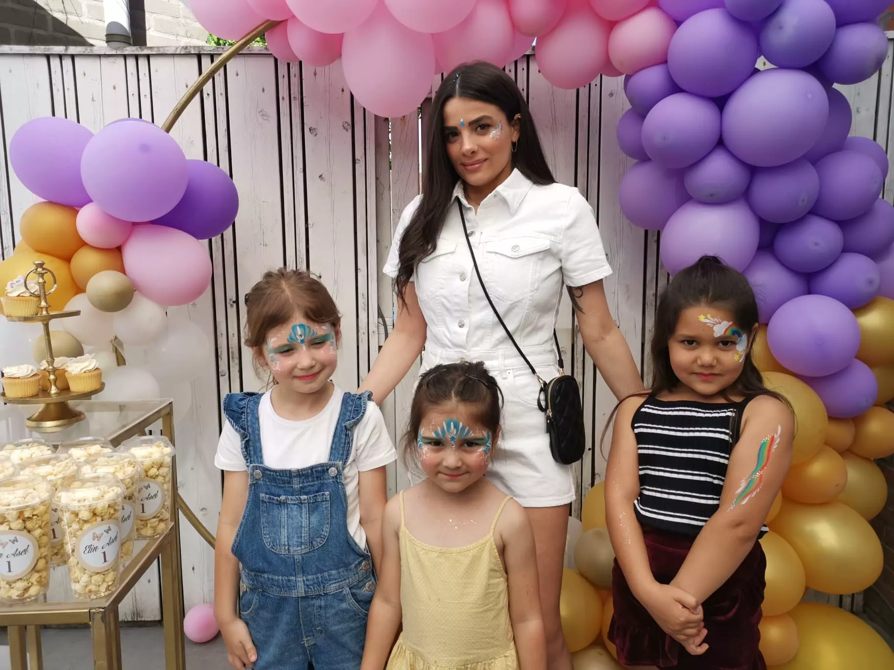 Schminken op een kinderfeestje